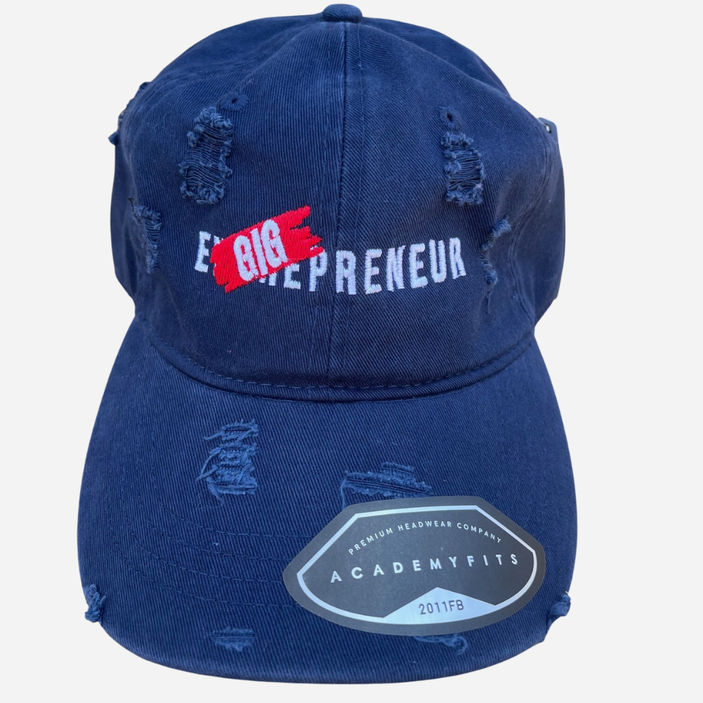 Elevate Your Headwear Game with the GIGPRENEUR DISTRESSED DADS HAT - Grab Yours for Stylish Comfort!